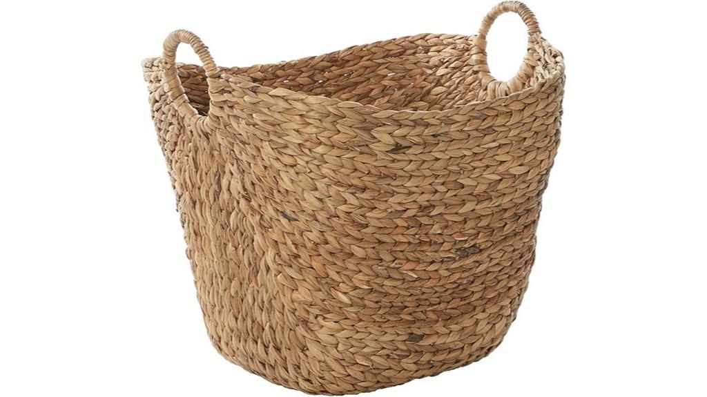 seagrass basket with handles