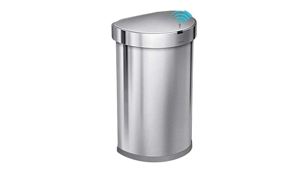 sensor trash can capacity