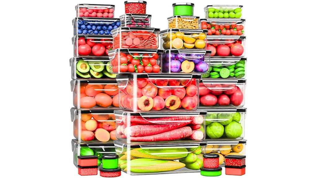 set of 66 containers