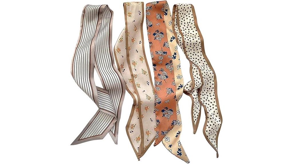 set of four women s scarves