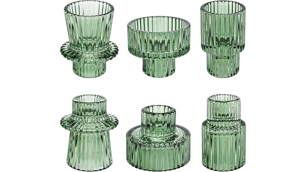 set of six taper holders