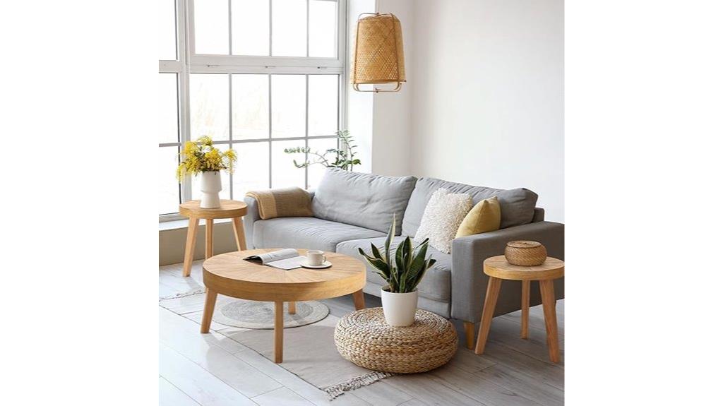 set of three farmhouse tables