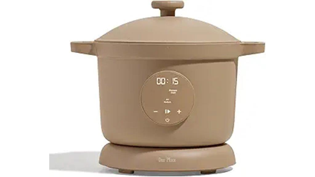 six quart multicooker appliance