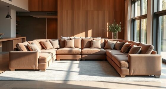 six seat modular sofa choices
