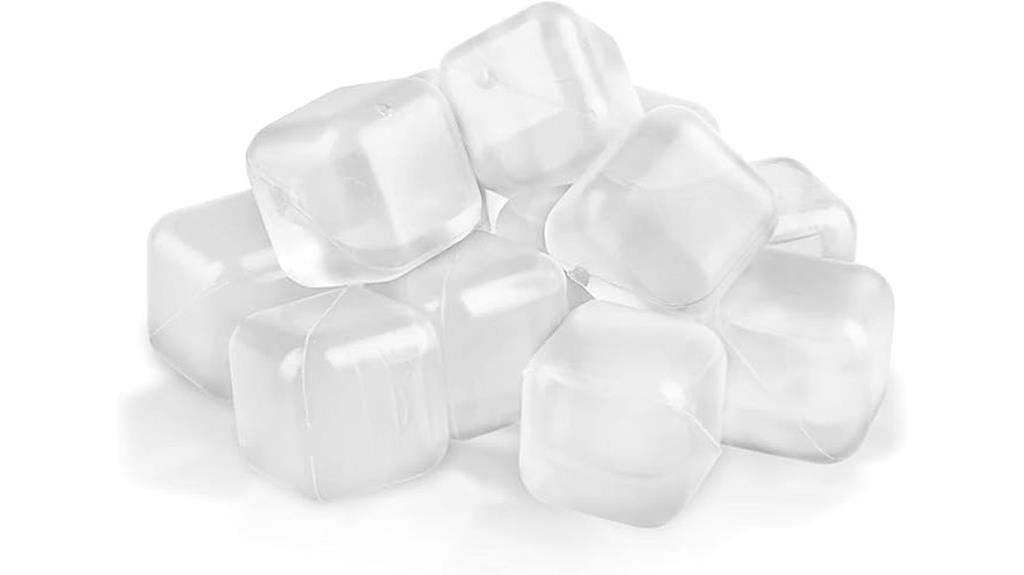 sixty reusable drink cubes