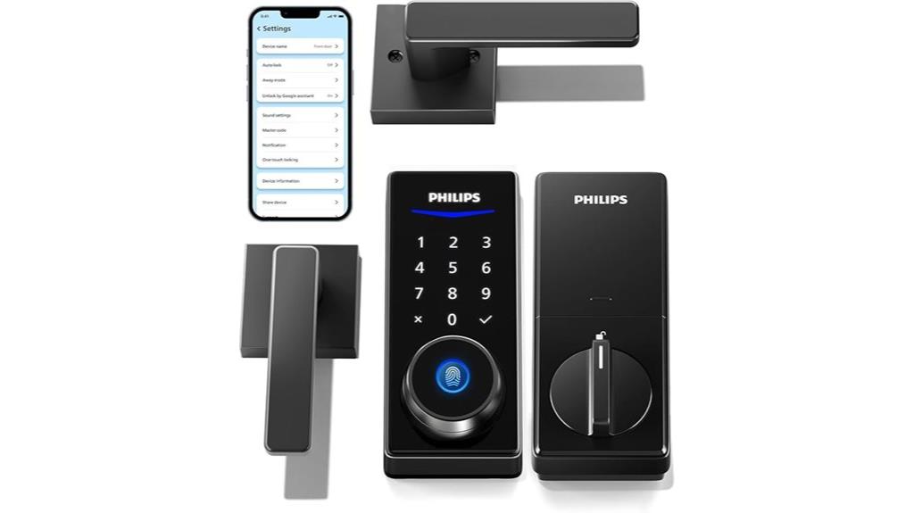 smart lock handle set