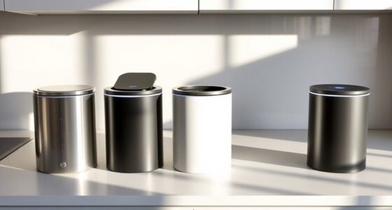 smart sensor trash cans