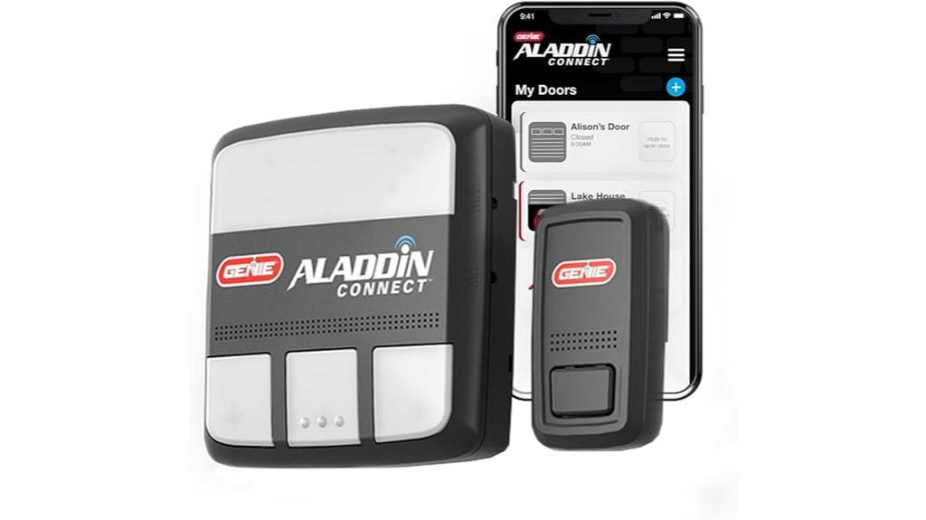 smartphone compatible garage opener