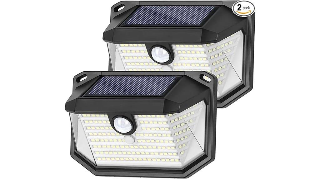 solar powered led security lights