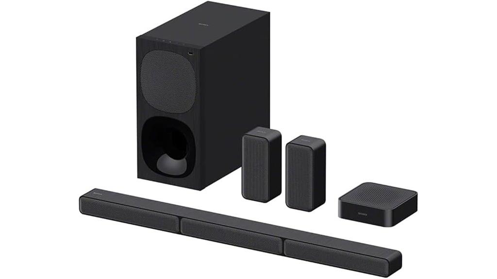 sony black 5 1 soundbar
