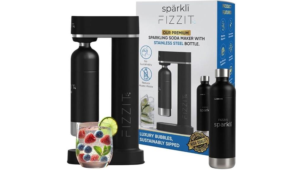 sparkling water maker stainless