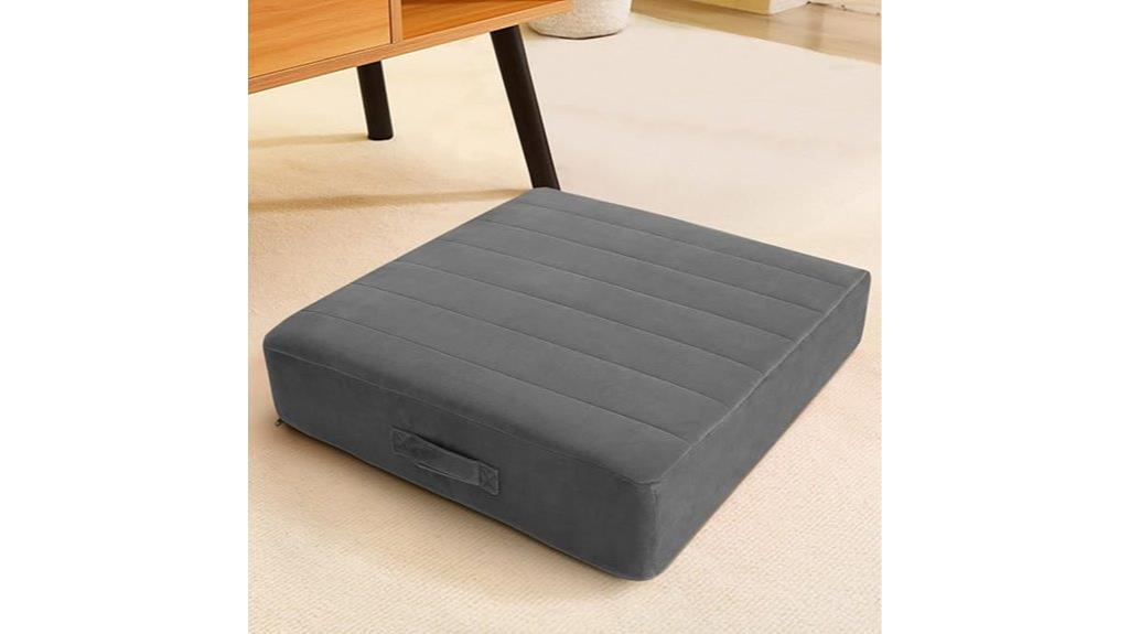 square floor pillow