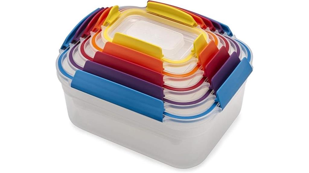 stackable airtight food containers