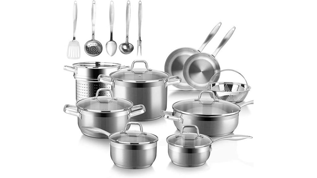 stainless steel induction set