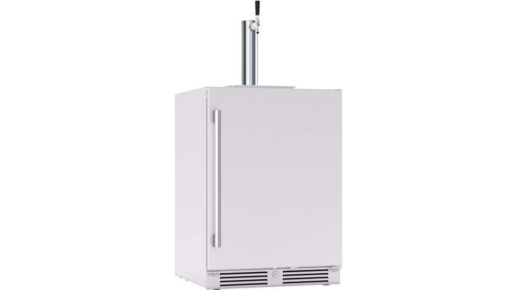 stainless steel kegerator cooler