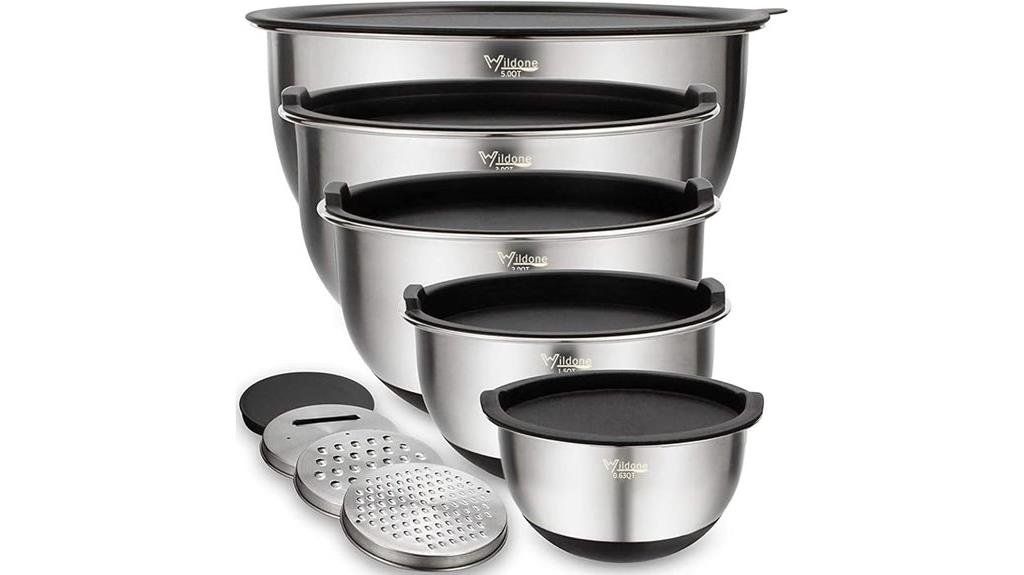 stainless steel mixing bowls