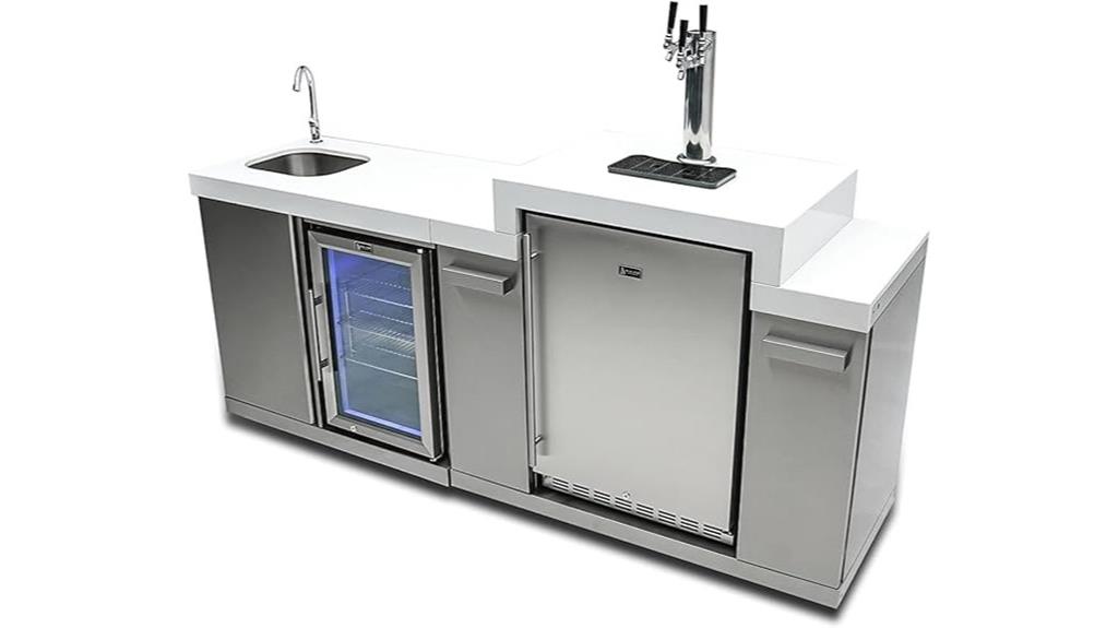 stainless steel outdoor tap