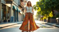 stylish boho wide leg pants