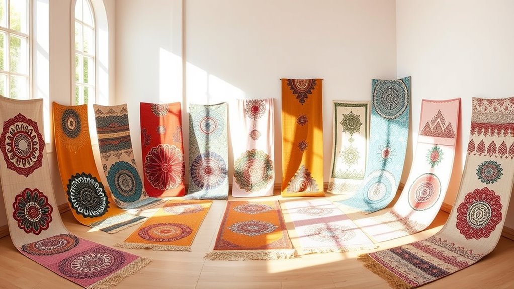 stylish boho yoga mats