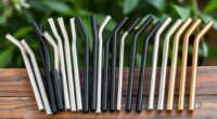 stylish eco friendly metal straws