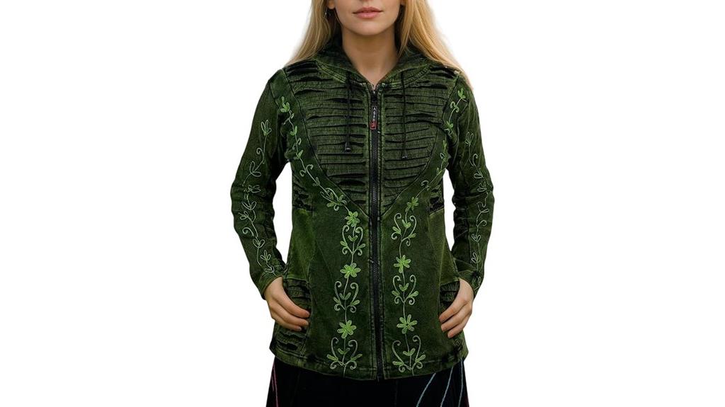 summer boho cotton hoodie