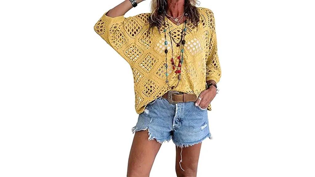 summer crochet long sleeve