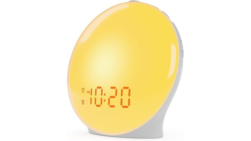 sunrise alarm clock radio