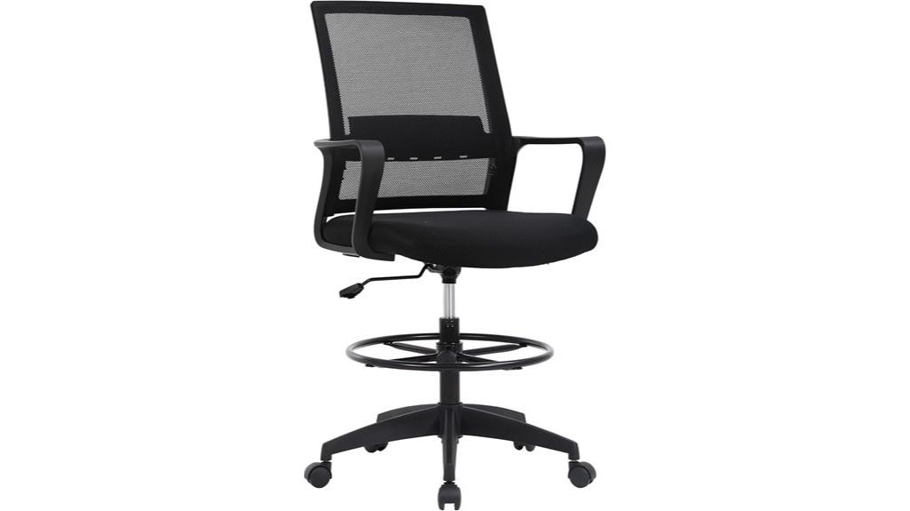tall office chair with lumbar