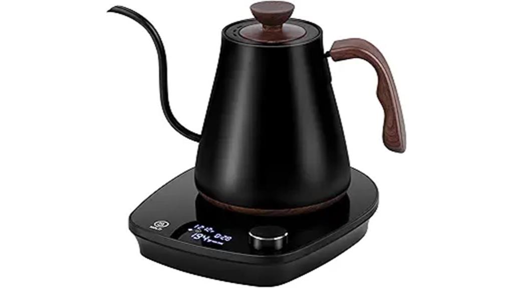 temperature controlled gooseneck kettle