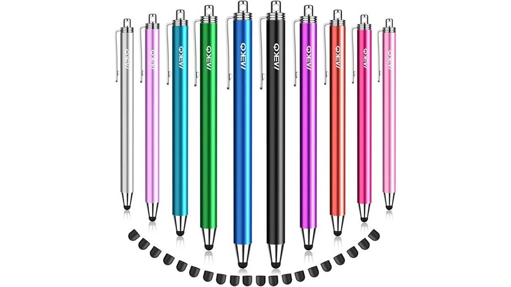ten pack touchscreen styluses