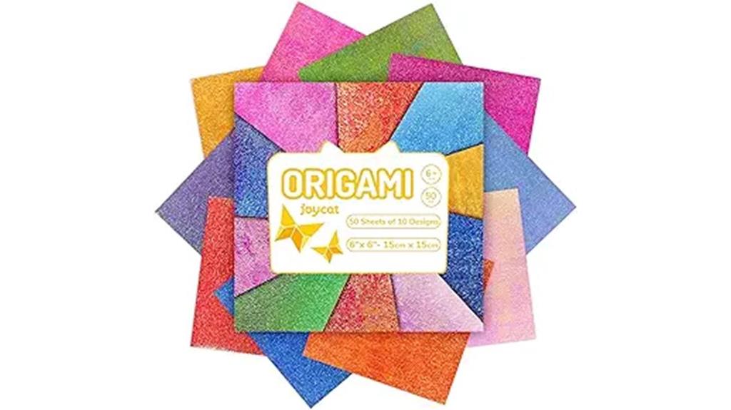 textured 6x6 origami sheets