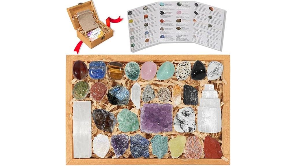 thirty crystal stone collection