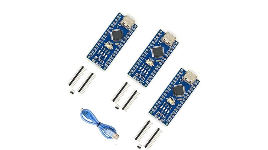 three nano v3 0 boards
