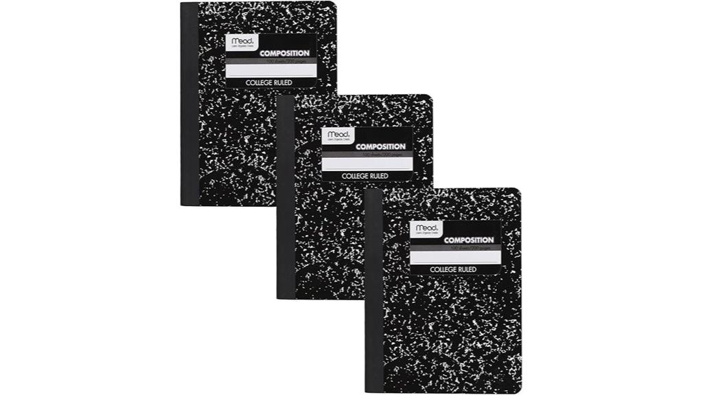 three pack mead notebooks