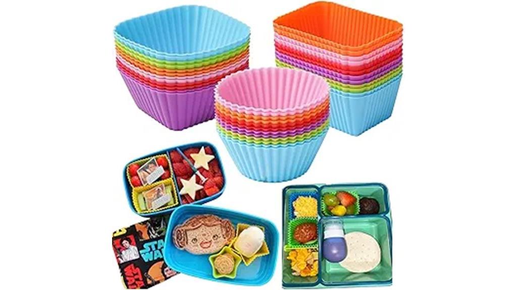 three shape silicone dividers