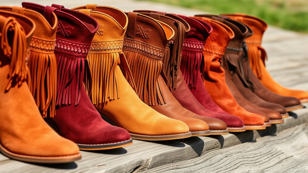 top boho ankle boots