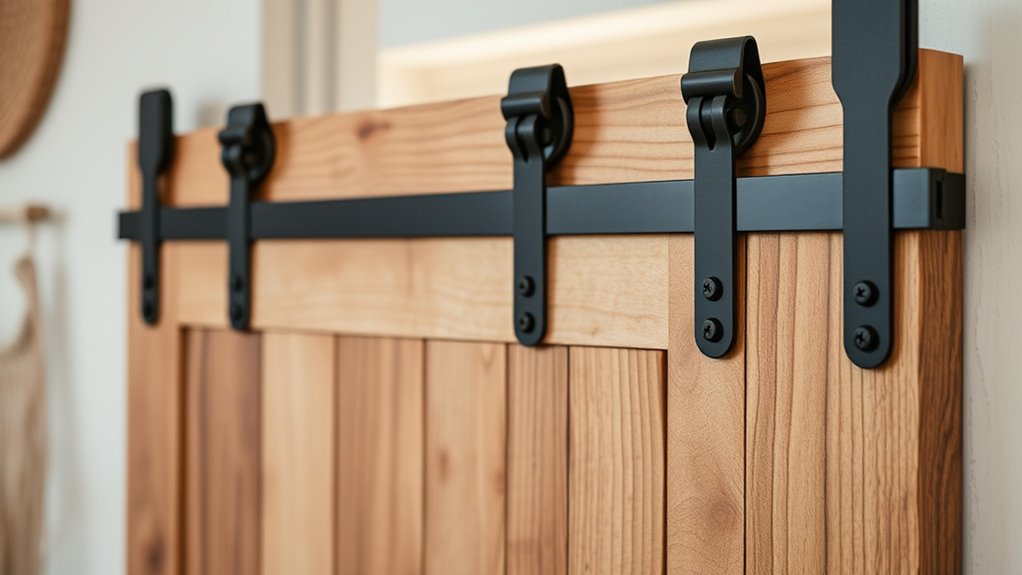 top boho barn door hardware