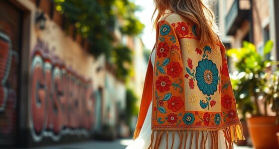 top boho embroidered jackets