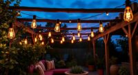 top boho garden lighting