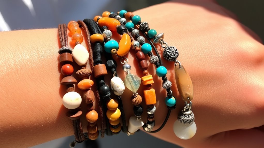 top boho stack bracelets