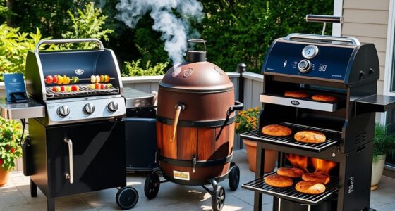 top charcoal grill smoker combos