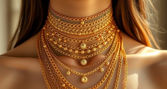 top gold layered necklace picks
