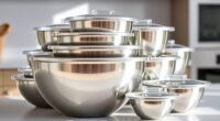 top stainless steel bowls