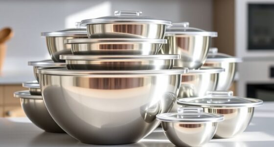 top stainless steel bowls