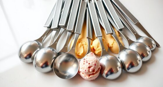 top stainless steel ice cream scoops