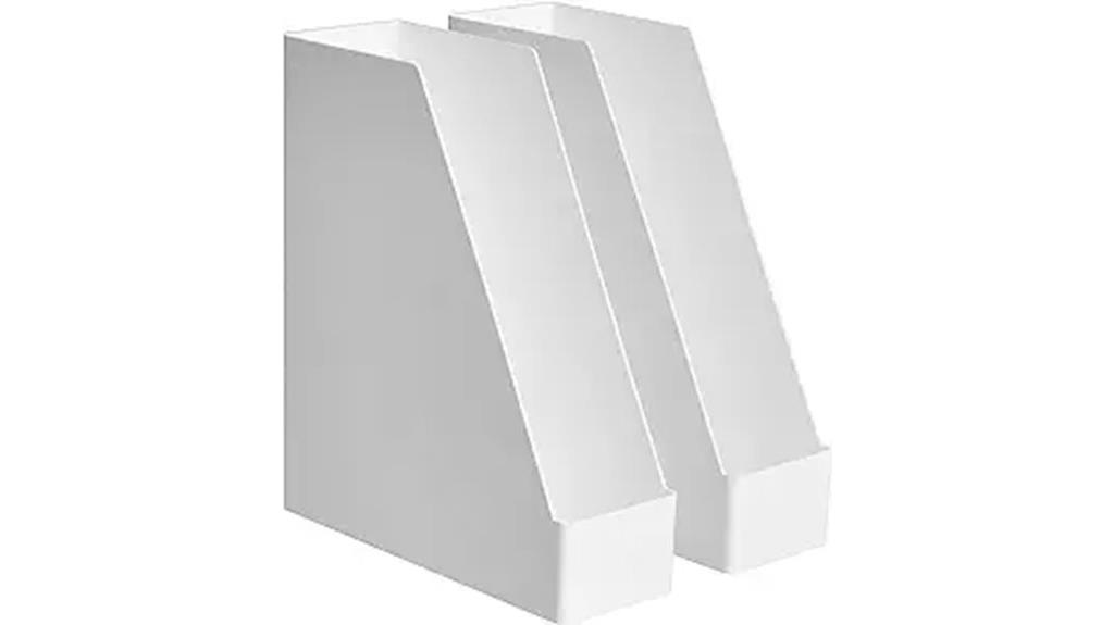 two pack plastic desk organizers