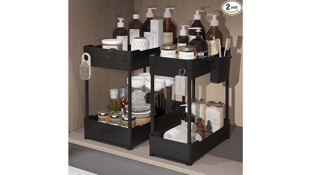 two pack sink organizers