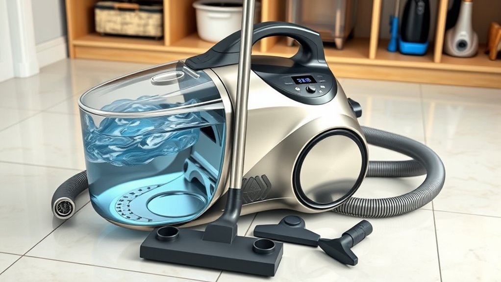 vacuum features and size