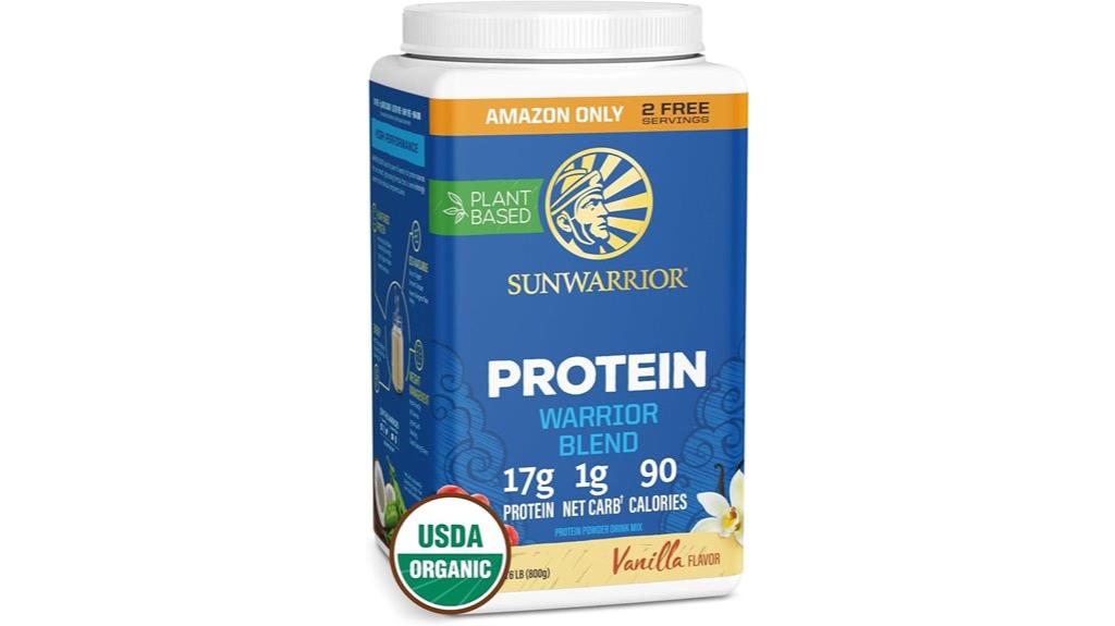 vanilla organic plant protein