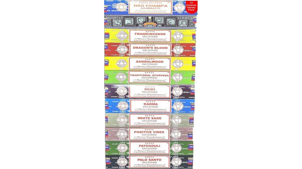 variety pack of incense